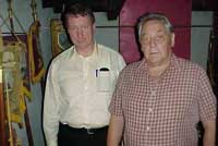 MEC JA Fraser and MEC G Smith at the Temple in Barberton, South Africa.